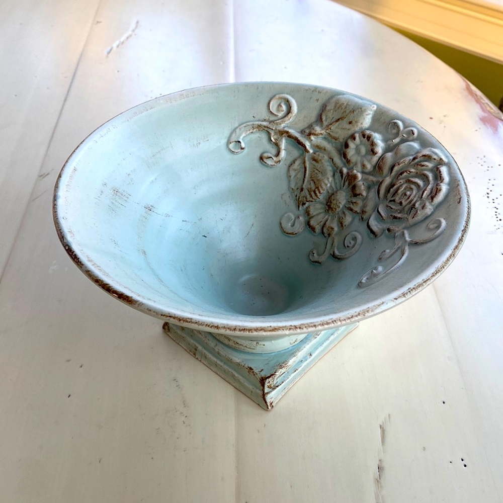 Arte Italica Decorative Pedestal Bowl